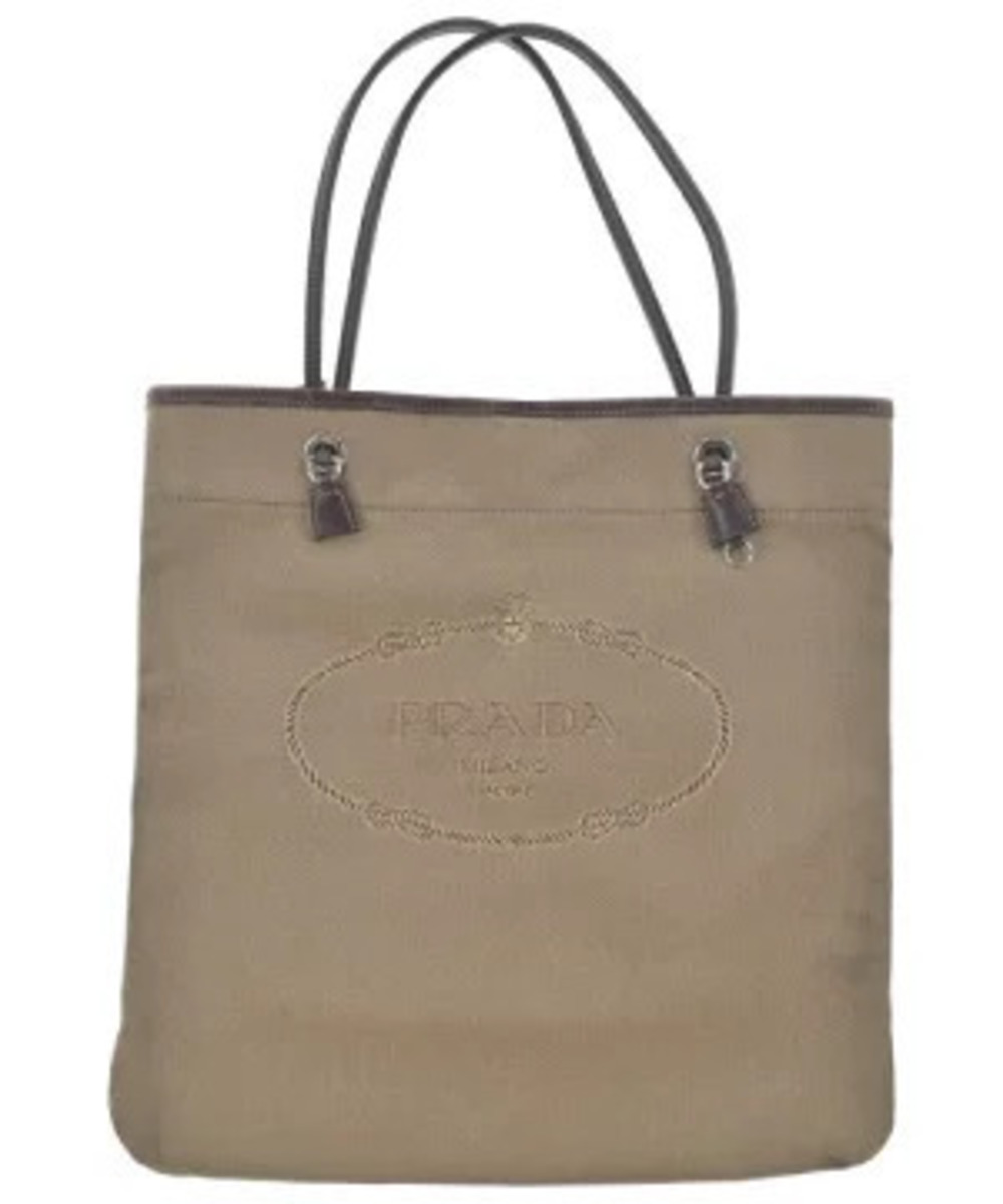Prada Tote Bag Beige Cream